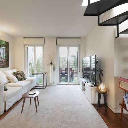 Giresio 41 - Your Penthouse With Rooftop Garden In Milano Navigli - Wifi Luaran gambar