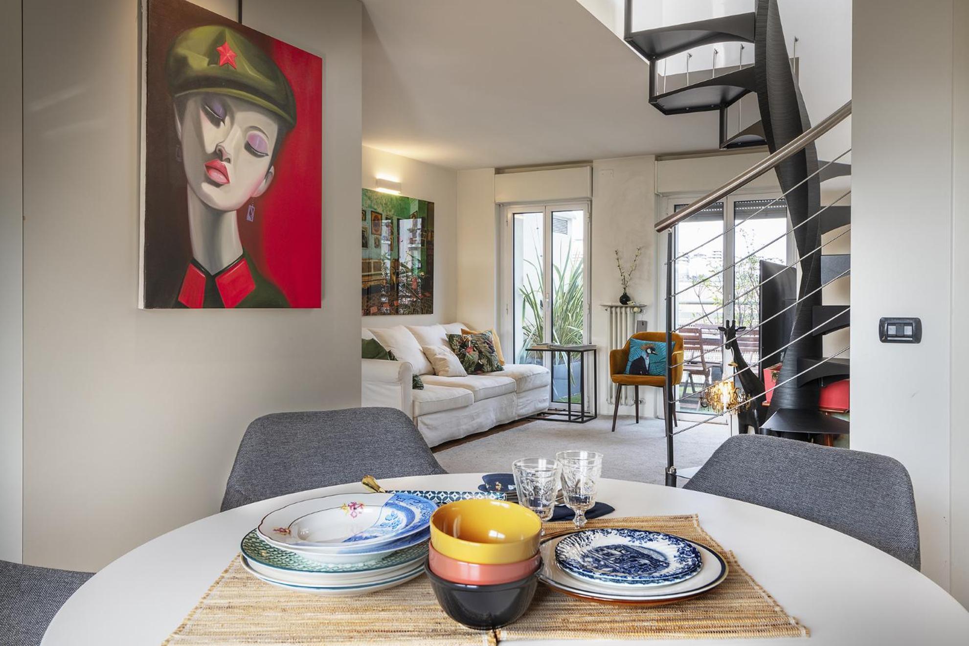 Giresio 41 - Your Penthouse With Rooftop Garden In Milano Navigli - Wifi Luaran gambar
