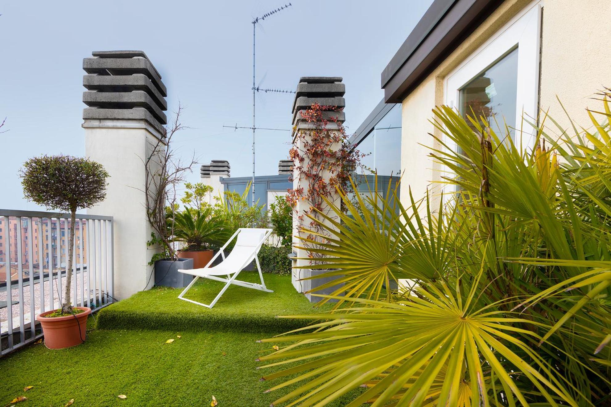 Giresio 41 - Your Penthouse With Rooftop Garden In Milano Navigli - Wifi Luaran gambar